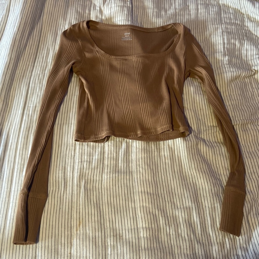 aerie cropped long sleeve